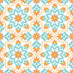 Arabesque. Pattern in Moorish style. Arab seamless texture. Element of design. Islamic  background. Oriental ornament.
