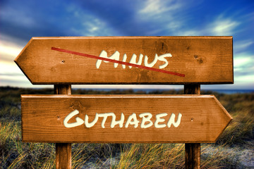 Schild 129 - Guthaben