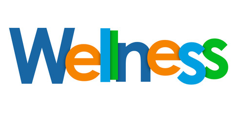 WELLNESS Vector Letters Icon