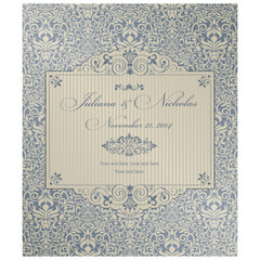 Wedding Invitation cards in an vintage-style blue