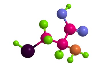 Molecular structure of L-cysteine