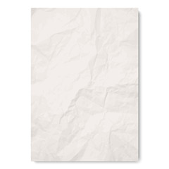 Crumpled paper background, vector illustration.