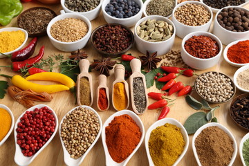 Spices and herbs.