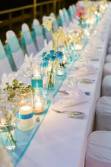 Romantic dinner setup - Wedding
