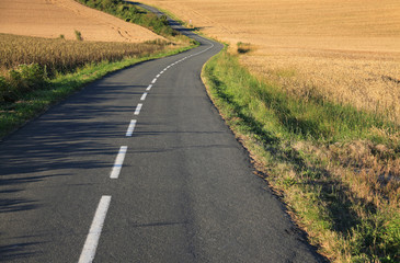 carretera rural curva país vasco 2976-f16