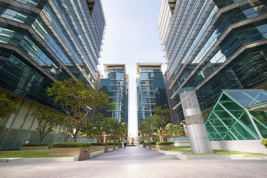 Streets and buildings of Kuala Lumpur, the capital city of Malaysia .