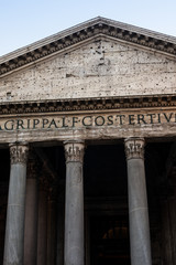 Fototapeta premium Close up of Pantheon in Rome, Italy
