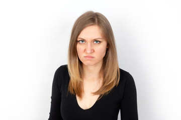 Obraz premium Young women is very angry