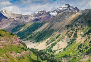 castle peak first snow