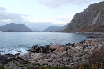 Norway, Lofoten. Classic landscape