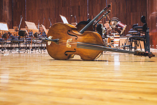 Cello Music instruments Orchestra music on stage Concert Hall