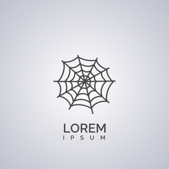 Obraz premium spider web sign. icon design