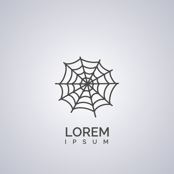 spider web sign. icon design