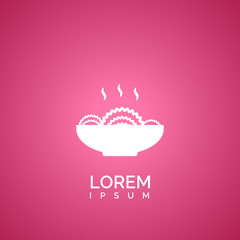 spaghetti sign. icon design