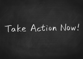 Obraz premium take action now