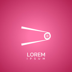 sushi sign. icon design