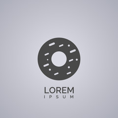 donut sign. icon design