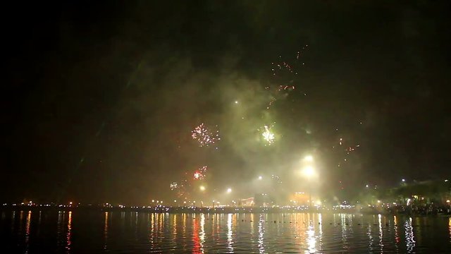 Fireworks Show in a Celebration