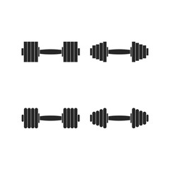 Icons dumbbells, vector illustration.