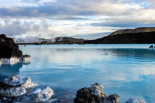 Island - Blaue Lagune bei Grindavik