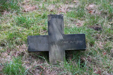 A single gravestone