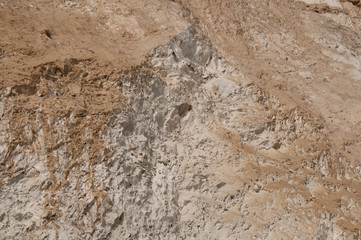 Ostseeküste. Kreidefelsen. Klippen