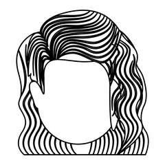 Woman cartoon icon. Avatar people person and human theme. Isolated design. Vector illustration