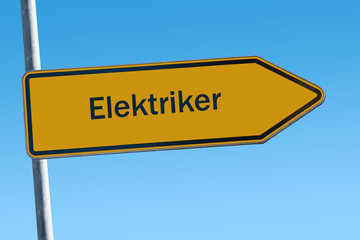 Schild 65 - Elektriker