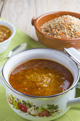 Soup of quinoa