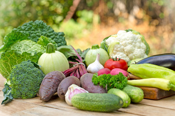 Fresh organic vegetables for your healthy eating - diet