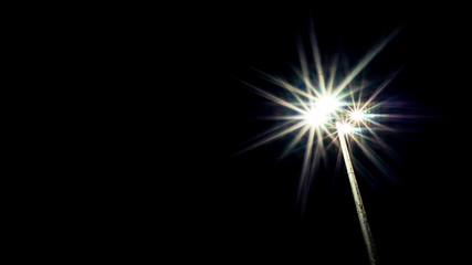 Street lantern star effect, beautiful background element