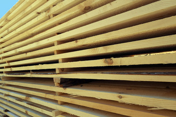 Stack of board blanks.