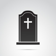 Obraz premium Grave vector icon.