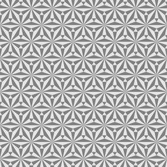Star geometric seamless pattern. Fashion graphic. Vector illustration. Background design. Optical illusion 3D. Modern stylish abstract texture. Template for print, textile, wrapping and decoration