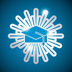 congratulations grad celebration card vector illustration design