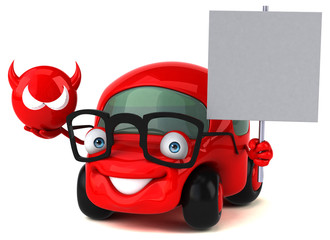 Fun car - 3D Illustration