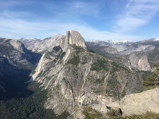 glacier point,  half dome, yosemite national park
