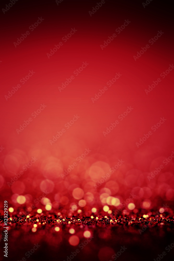 Canvas Prints ..abstract red background with defocused sparkle lights. red bok