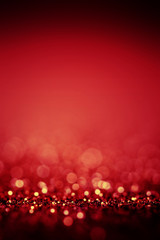 ..Abstract Red background with defocused sparkle lights. Red Bok