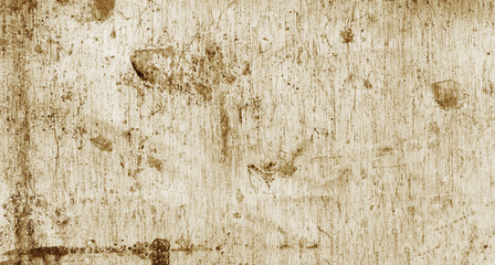 Grunge old metal rustic surface. Scratched copper plate background