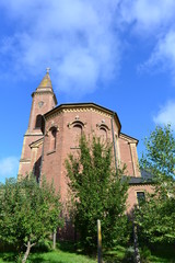 Fototapeta na wymiar Sankt-Nikolaus-Kirche in Ubstadt-Weiher