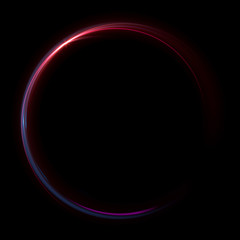 Abstract ring background with luminous swirling backdrop. Glowing spiral. The energy flow tunnel. Shine round frame with light circles light effect. Glowing cover. Space for your message.