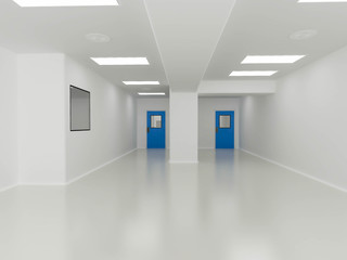 Clean Room in pharmaceutical factory 

