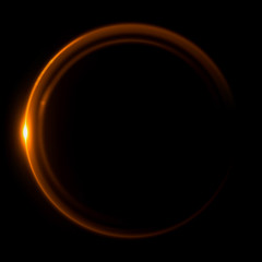 Abstract ring background with luminous swirling backdrop. Glowing spiral. The energy flow tunnel. Shine round frame with light circles light effect. Glowing cover. Space for your message.