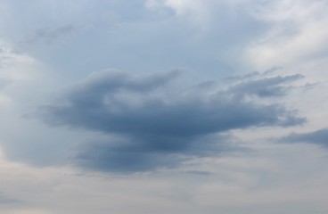 Fototapeta premium blue sky with big cloud. blue sky and motion raincloud 