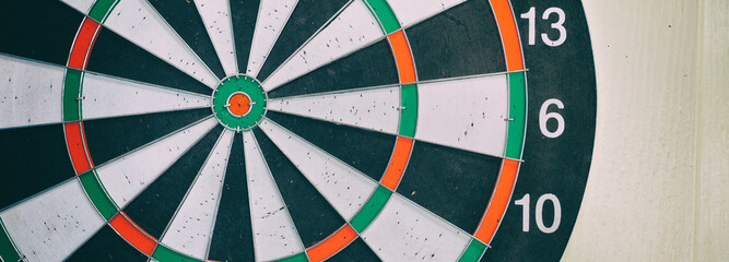 used Dart Board for backdrop and background