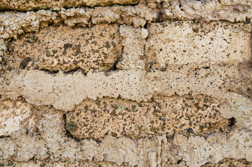 Background of home soil wall texture.