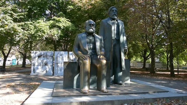 Marx and Engels monument in Berlin