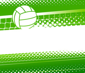 Volleyball background. Vector illustration