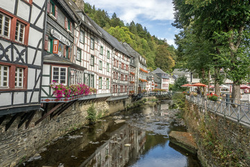 Fototapeta na wymiar Monschau in der Eifel,Deutschland